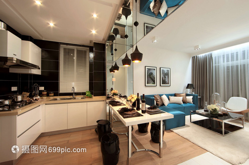 現(xiàn)代風(fēng)格室內(nèi)裝飾樣板間