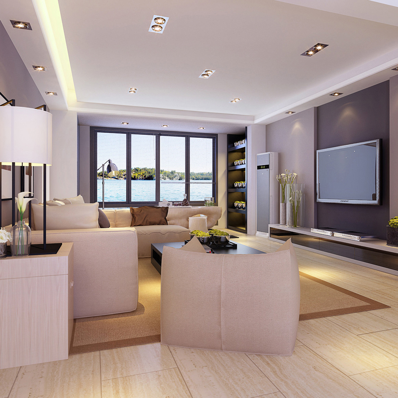 高端設(shè)計師 室內(nèi)裝修設(shè)計家裝北歐美式別墅客廳小戶型效果圖服務(wù)