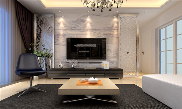 大戶型客廳電視背景墻裝修效果圖2016圖片 客廳設(shè)計