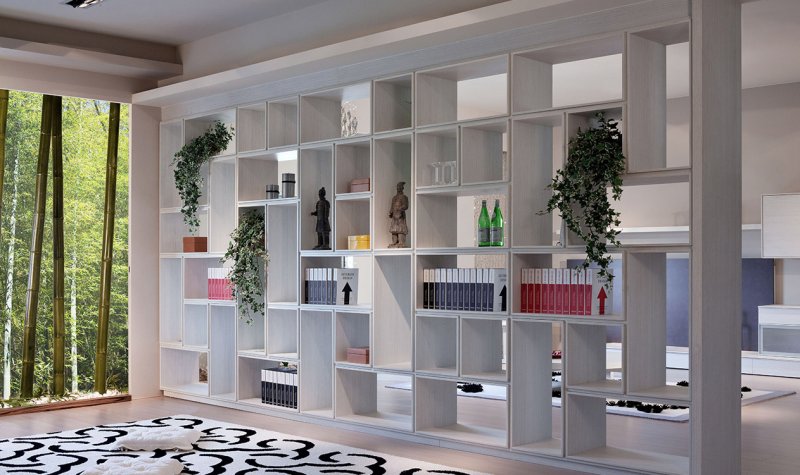 raysonic全屋定制圖片 多種風(fēng)格開放式書柜效果圖 書房圖片大全_品牌